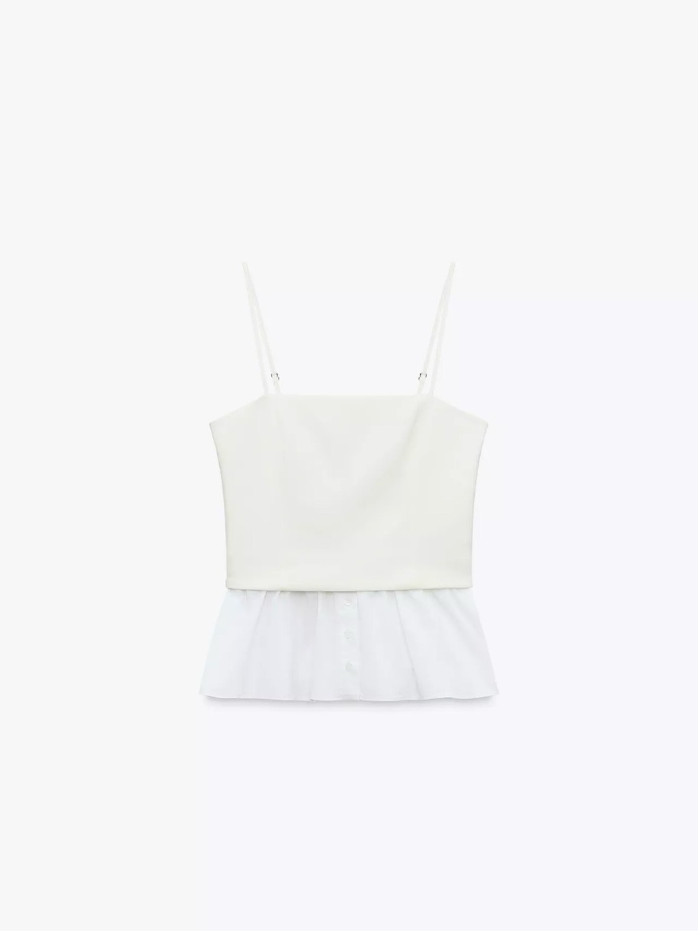 Zara Poplin Top